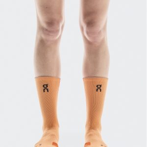 Performance Run Sock High Tangerine | Flame