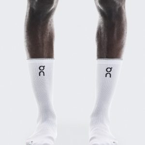 Elite Run Sock High White | Ivory