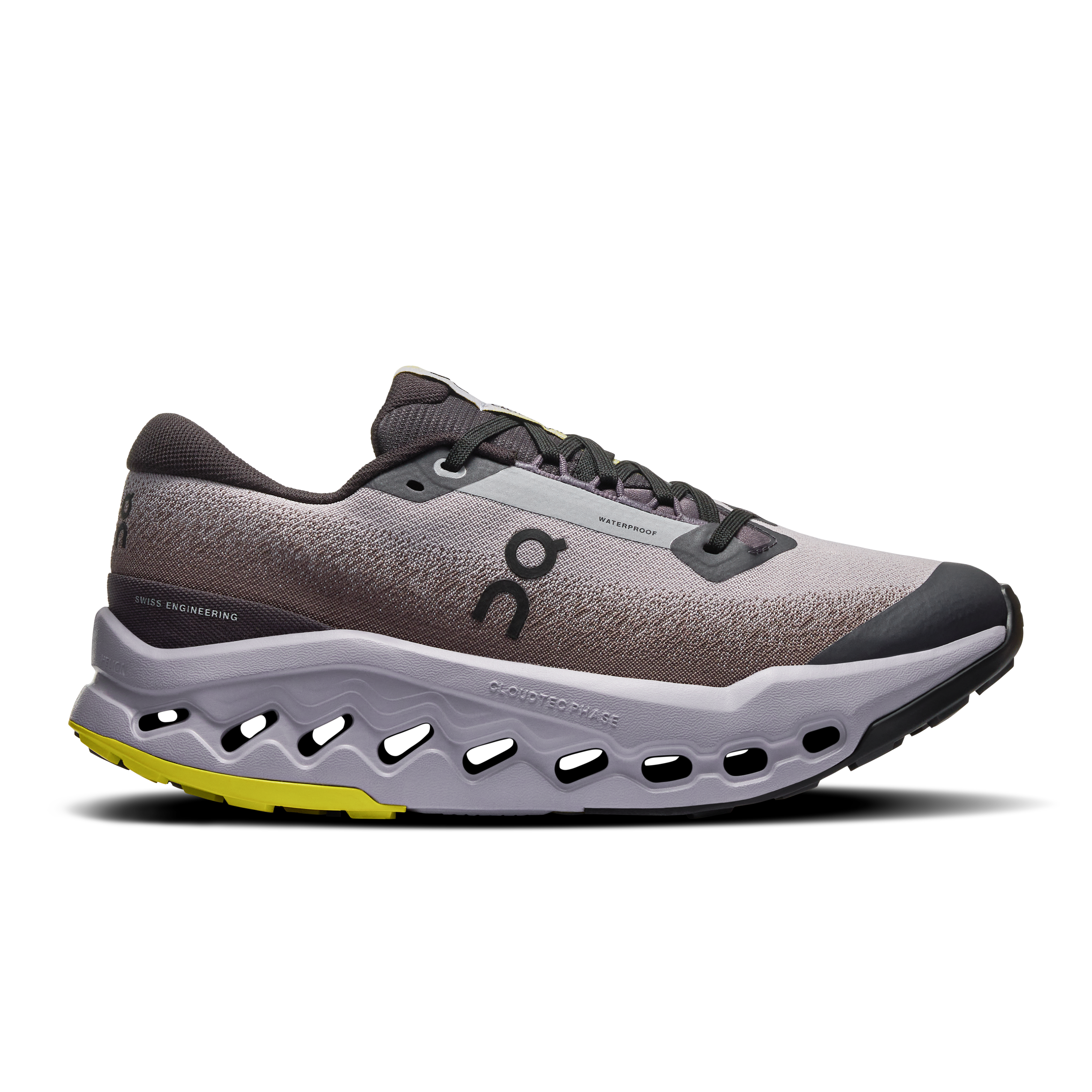 Women's Cloudsurfer Trail 2 Waterproof Black | Lilac