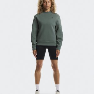 Women's Focus Tech Crew Olive