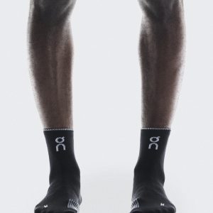 Performance Run Sock Mid Black | Eclipse