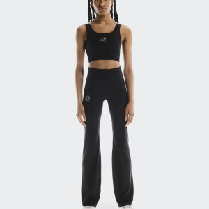 Women's Soft Bootleg Pants LOEWE Black