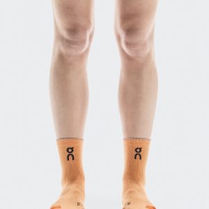 Performance Run Sock Mid Tangerine | Flame