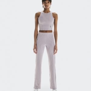 Women's All-Day Ribbed Crop Orchid | Lilac