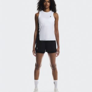 Women's Court Tank White | Black
