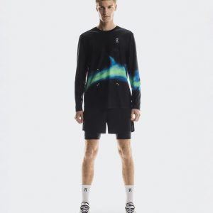 Men's Pace Mesh Long-T Black | Horizon