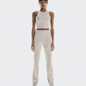 Women's All-Day Ribbed Pants Desert | White