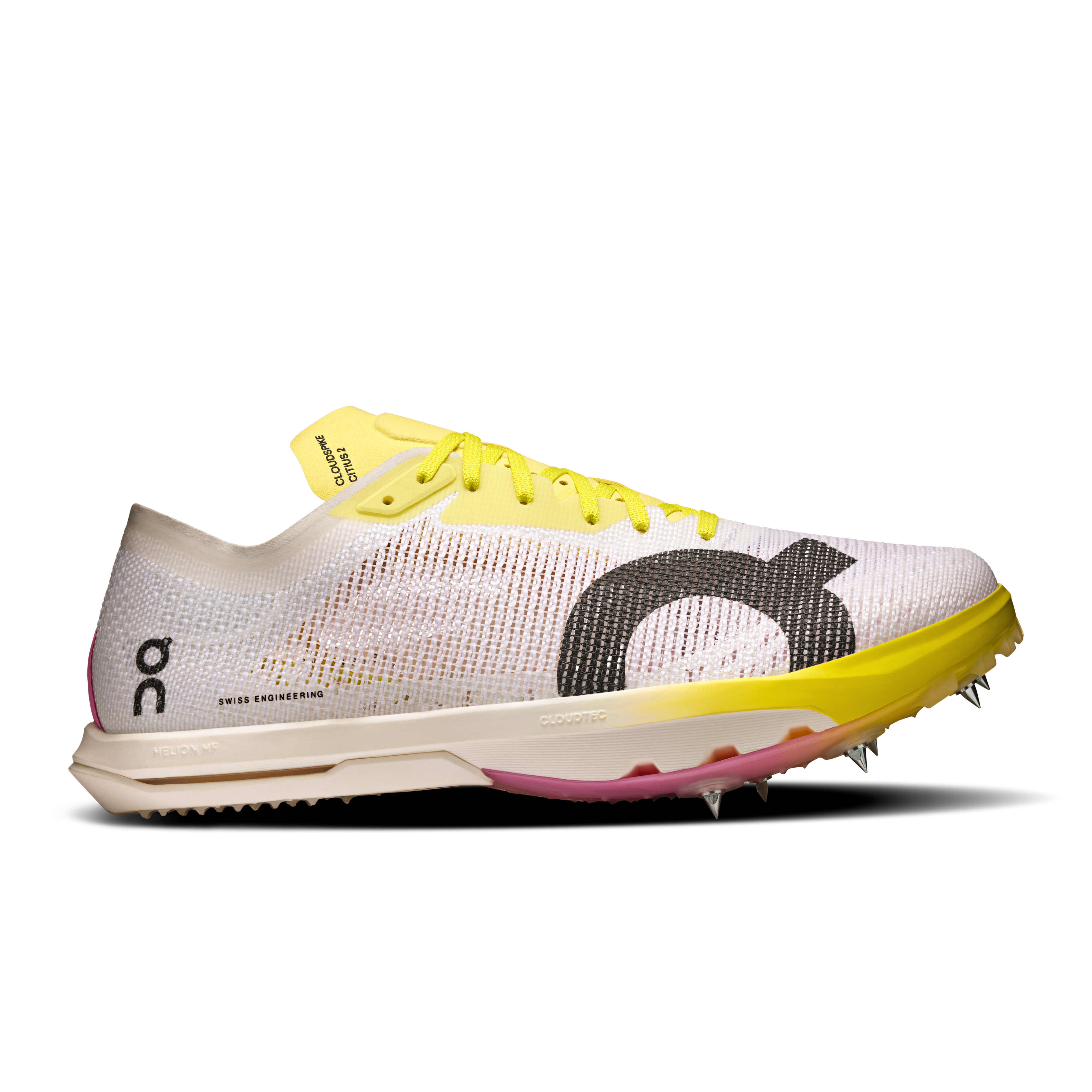 Women's Cloudspike Citius 2 White | Raspberry