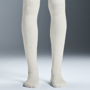 Terry Sock Knee High Ivory