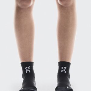 Core Run Sock Mid 2P Black