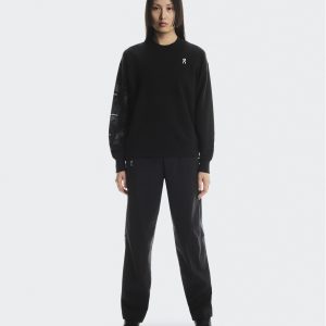 Women's Club Crew Graphic Black | Olive