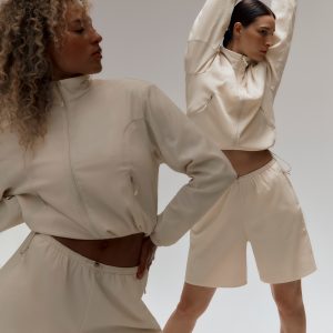 Women's Track Jacket Cream